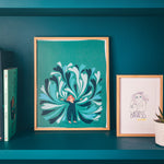 Affiche Coeurs Bleu
