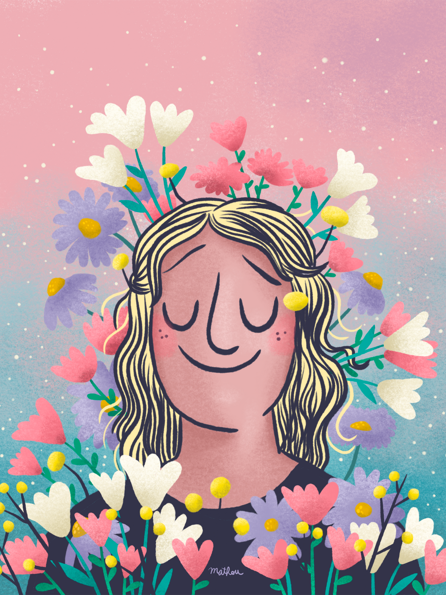 Affiche · Fleurs
