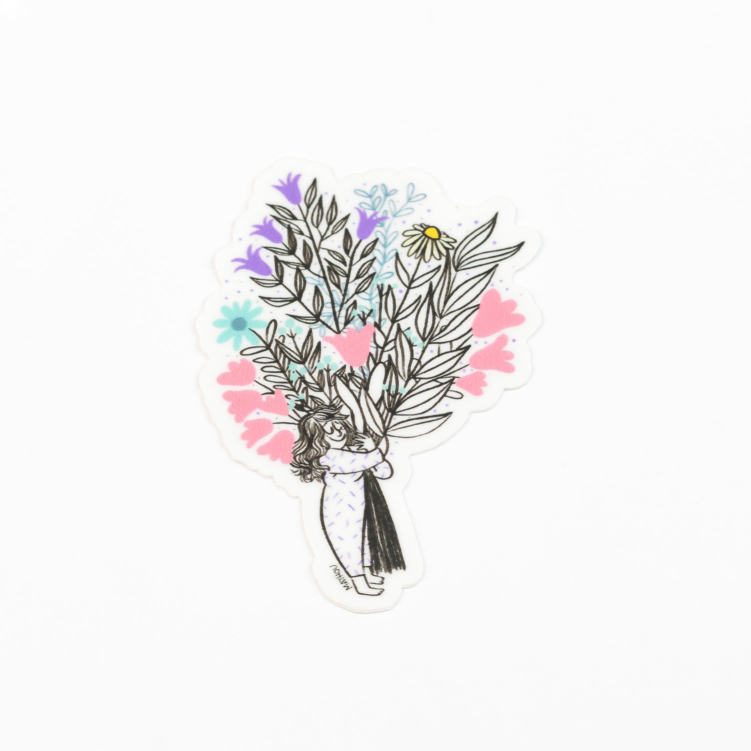 Aufkleber · Ich kann mir Blumen kaufen