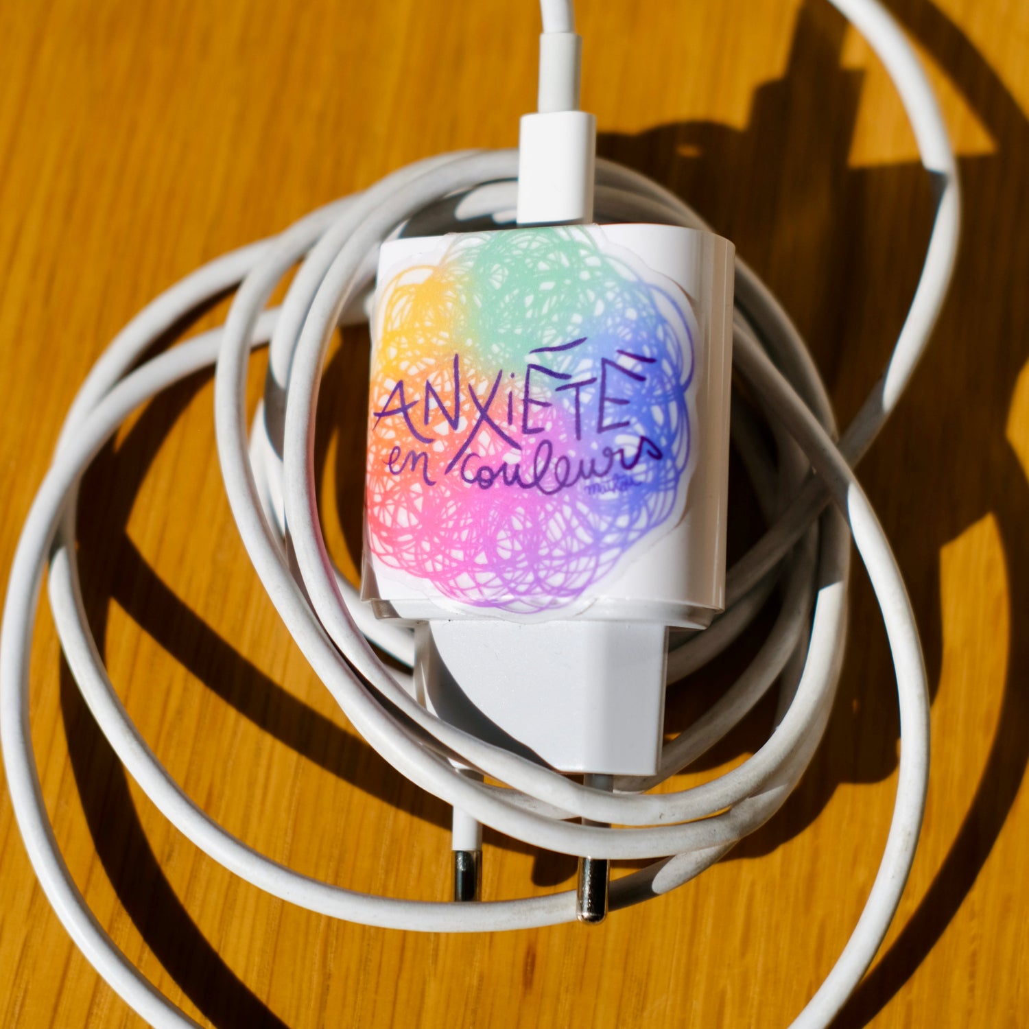 Aufkleber · Bunte Angst (transparent)