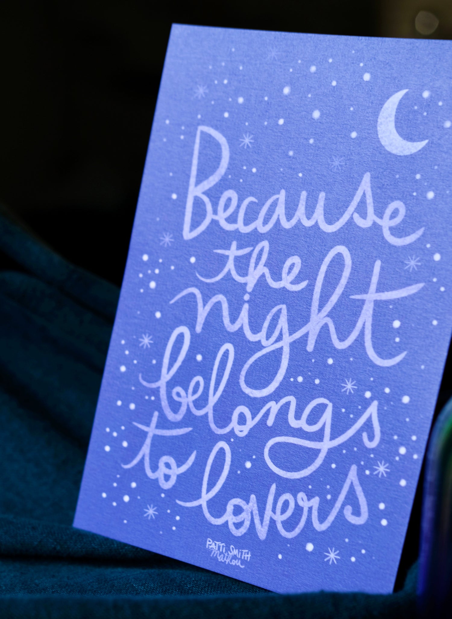 Plakat · Because The Night