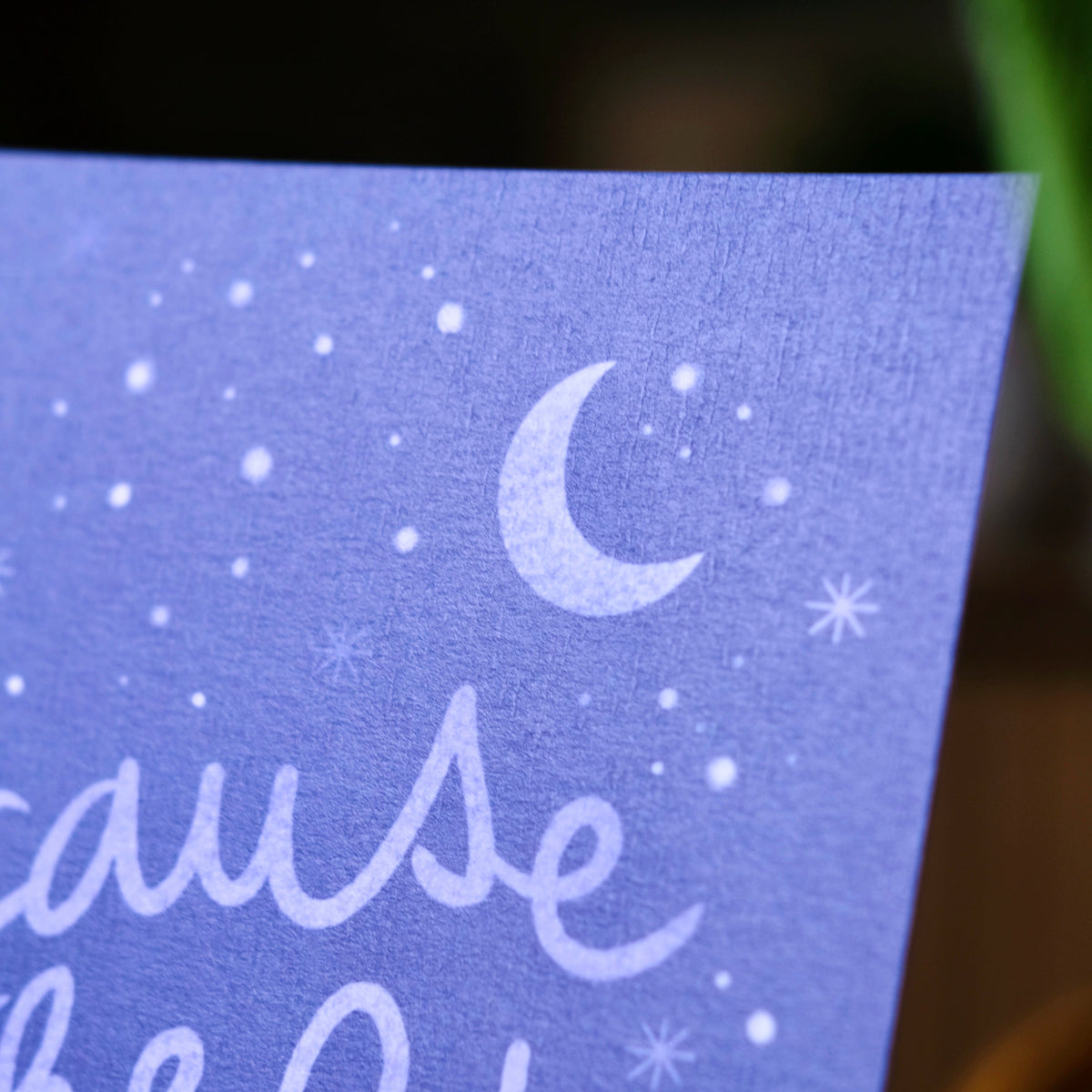 Plakat · Because The Night