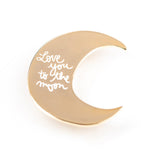 Broche pins lune love you moon