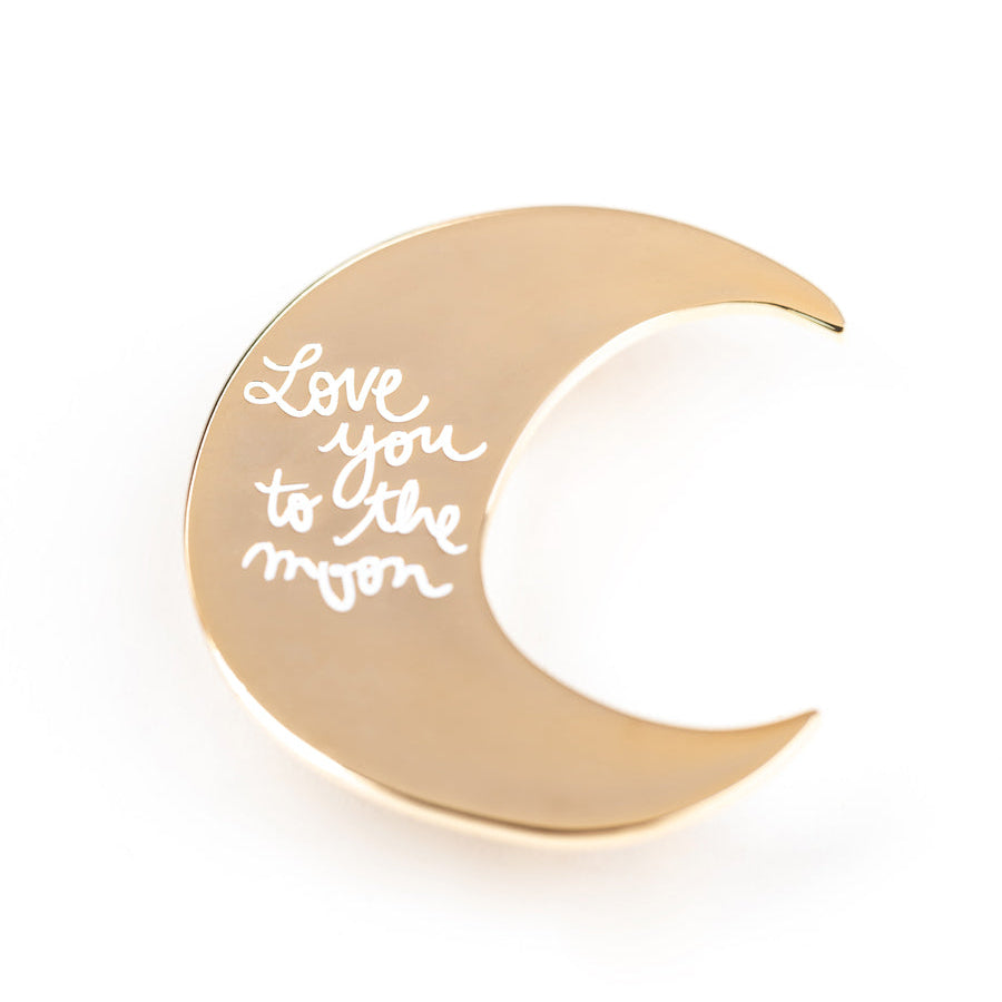 Broche pins lune love you moon