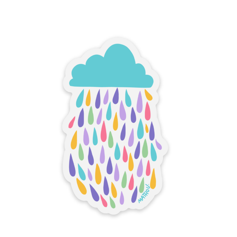 Aufkleber · Wolke (transparent)