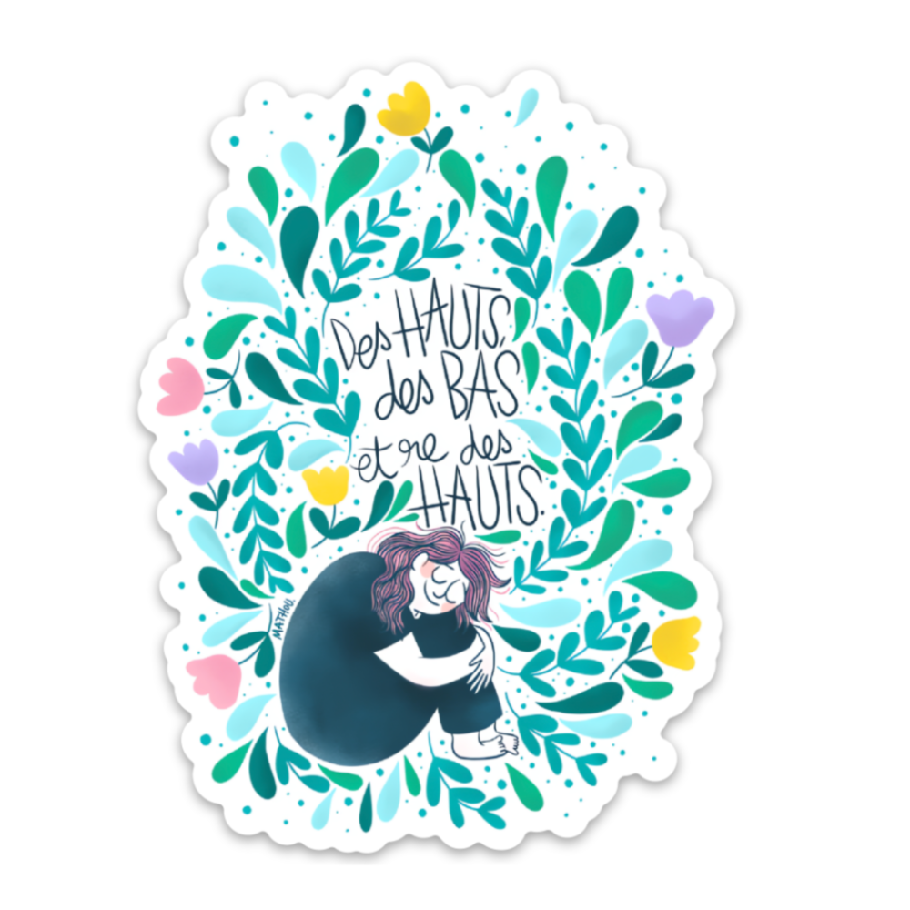 Sticker · Höhen und Tiefen