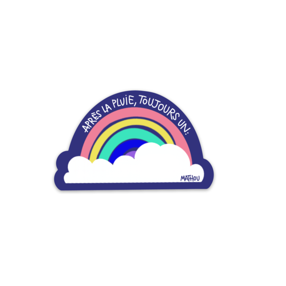 Aufkleber · Regenbogen