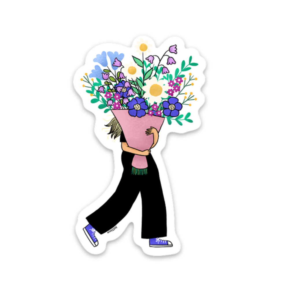 Aufkleber · Blumenstrauß