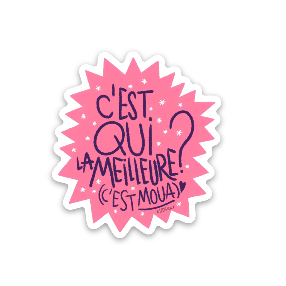 Sticker · Wer ist die Beste?