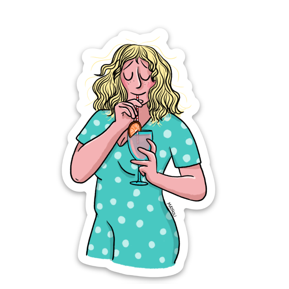 Aufkleber · Cocktail