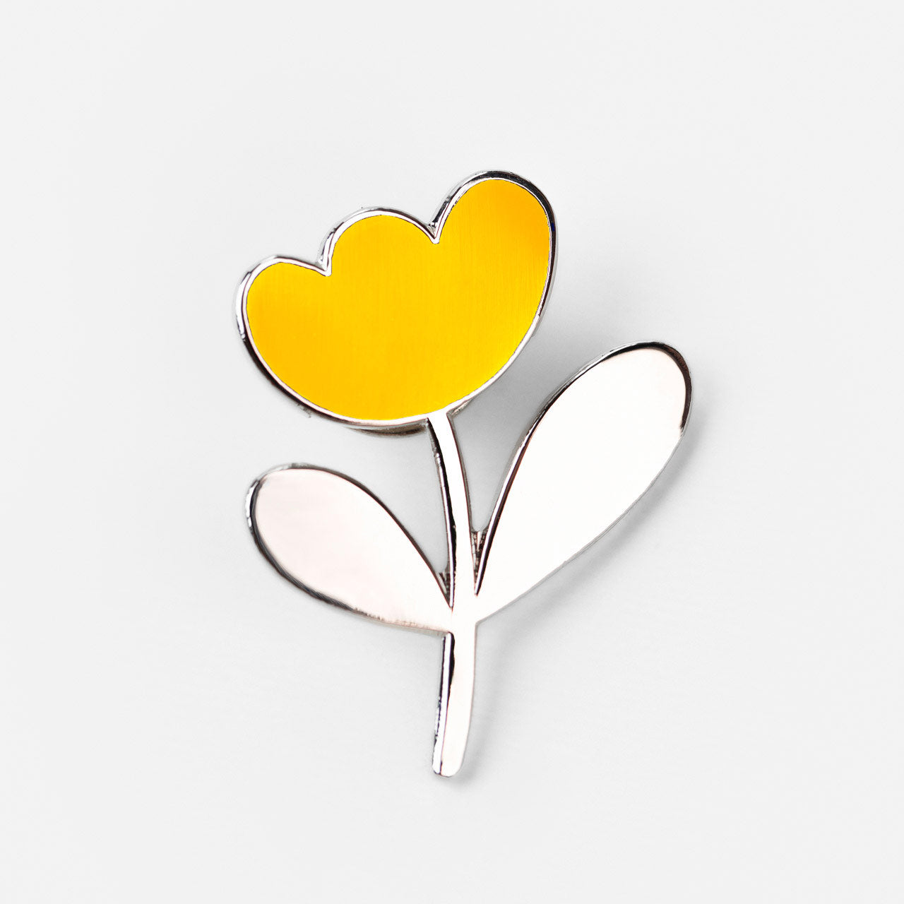 Brosche Gelbe Tulpe