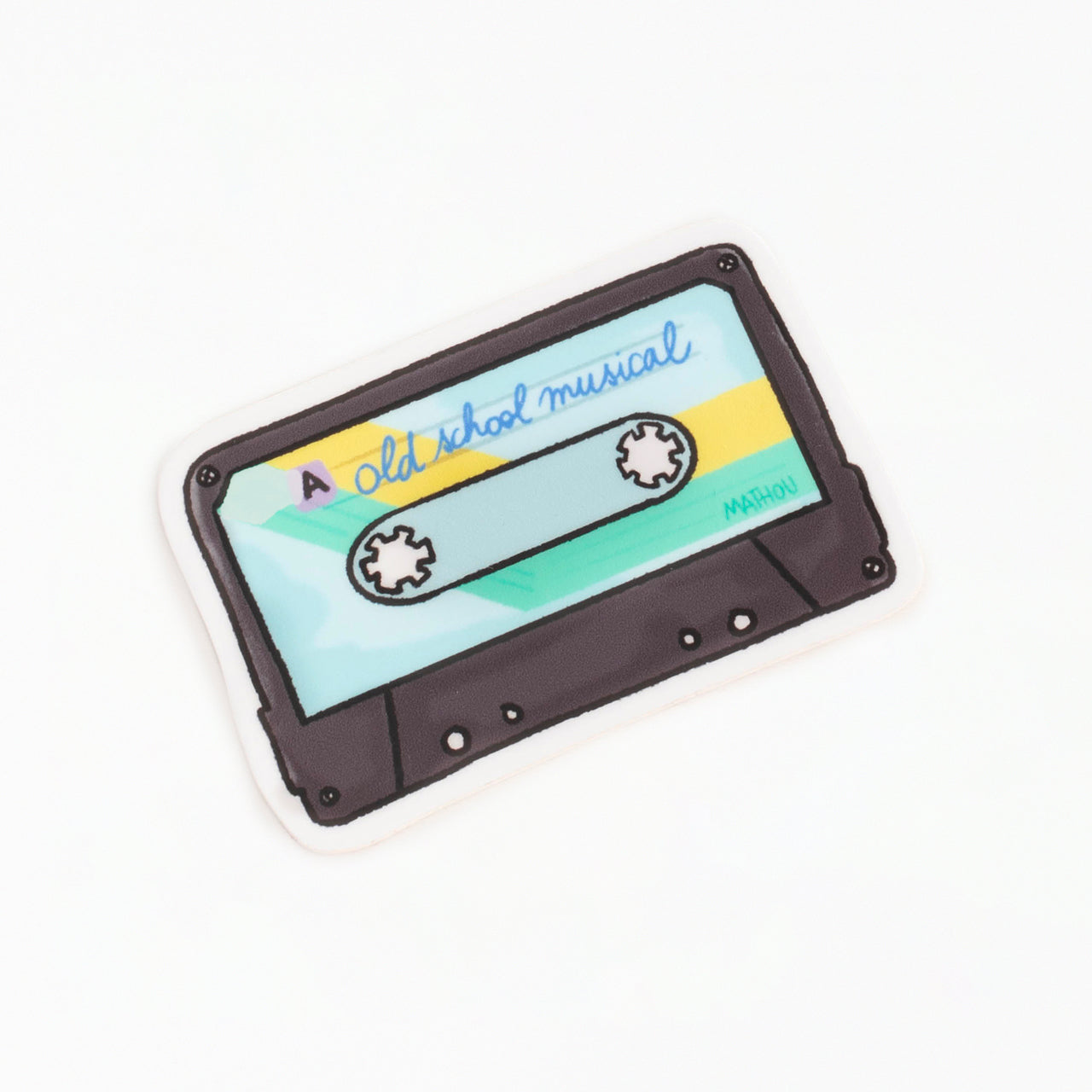 Sticker · Oldschool-Musikkassette