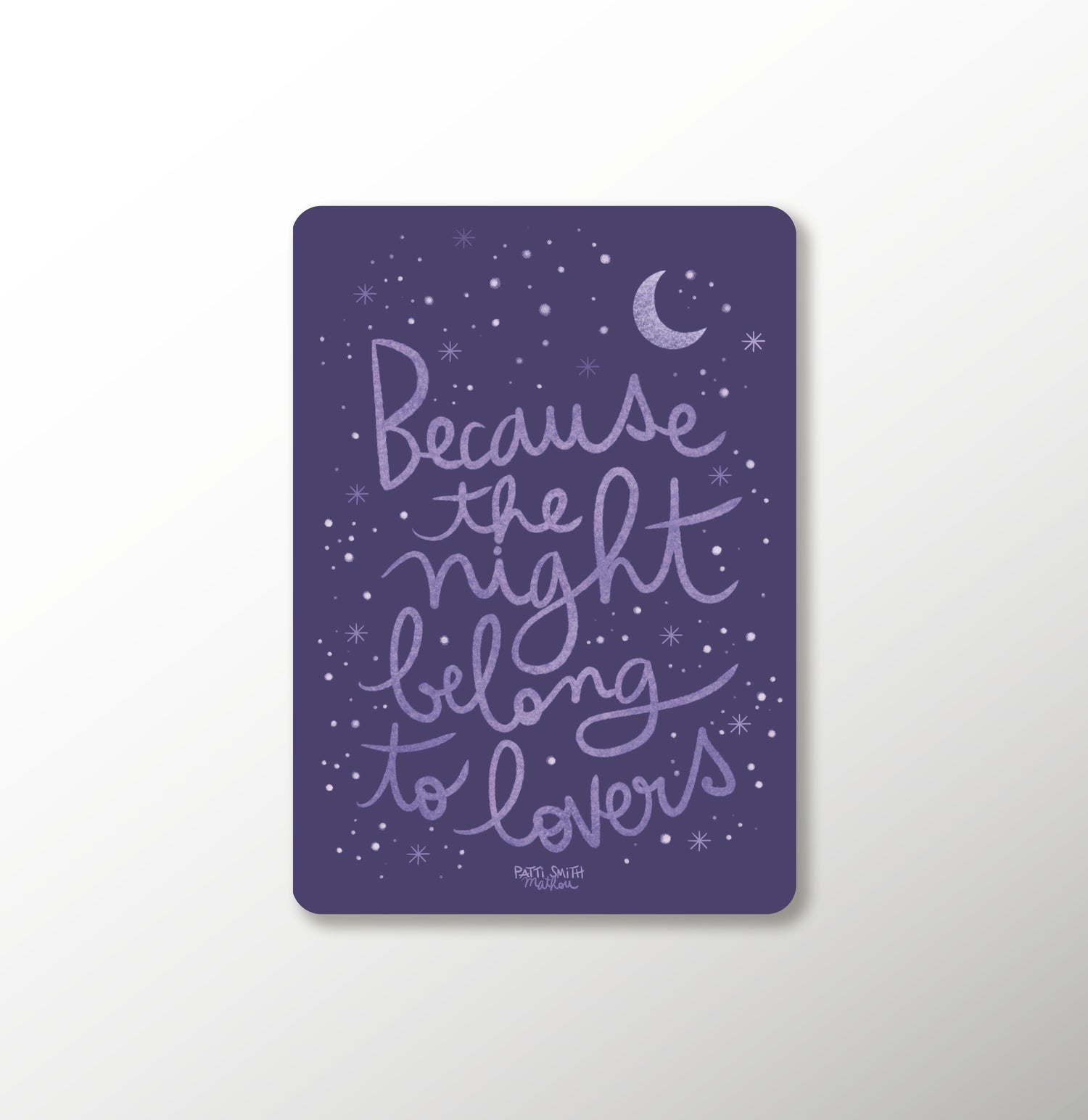 Carte · Because The Night