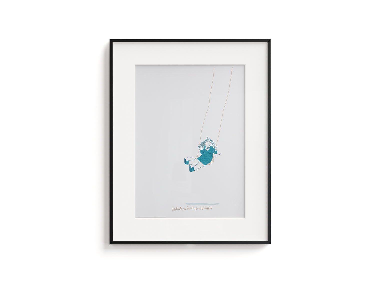 Plakat · Schaukel