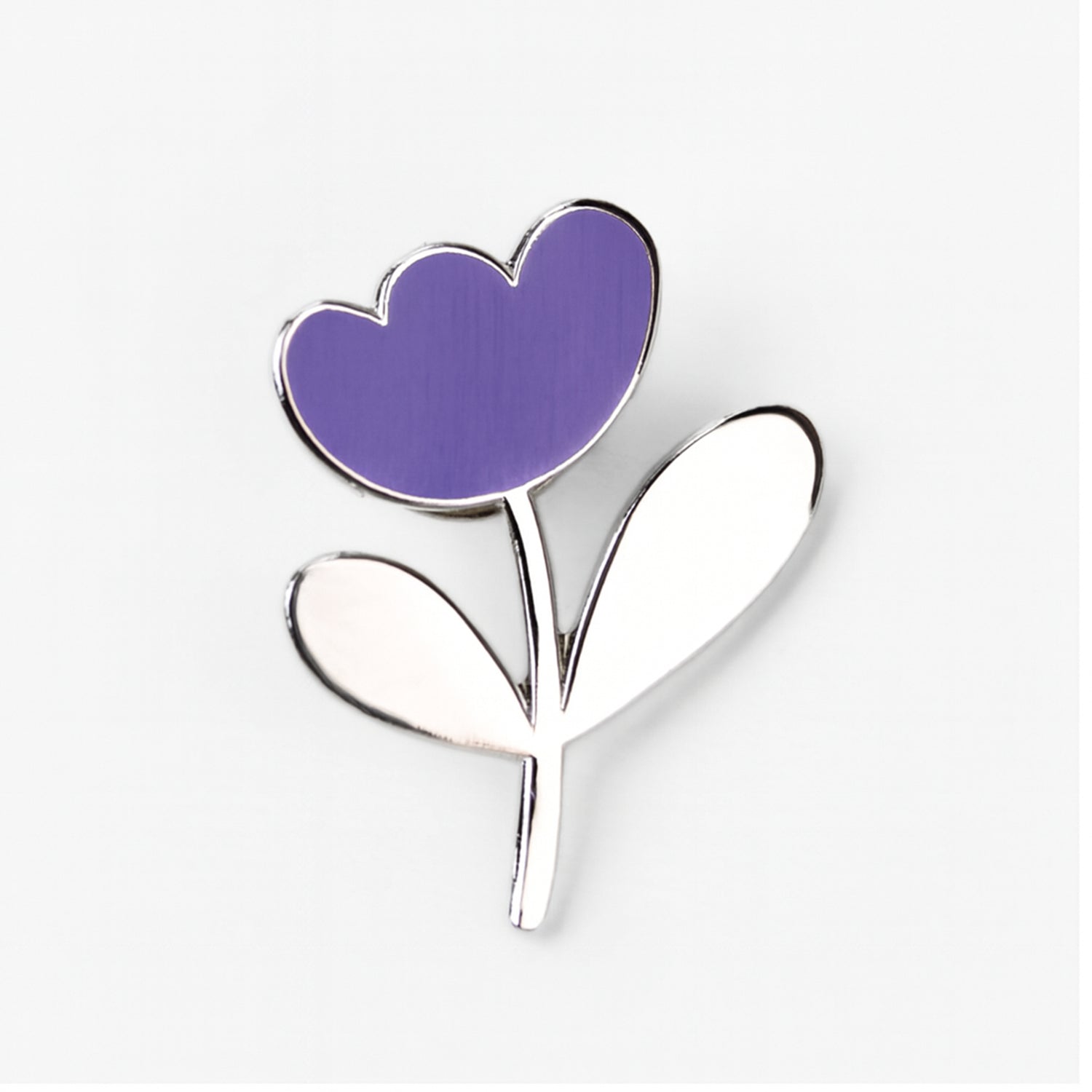 Brosche Lavendelblaue Tulpe