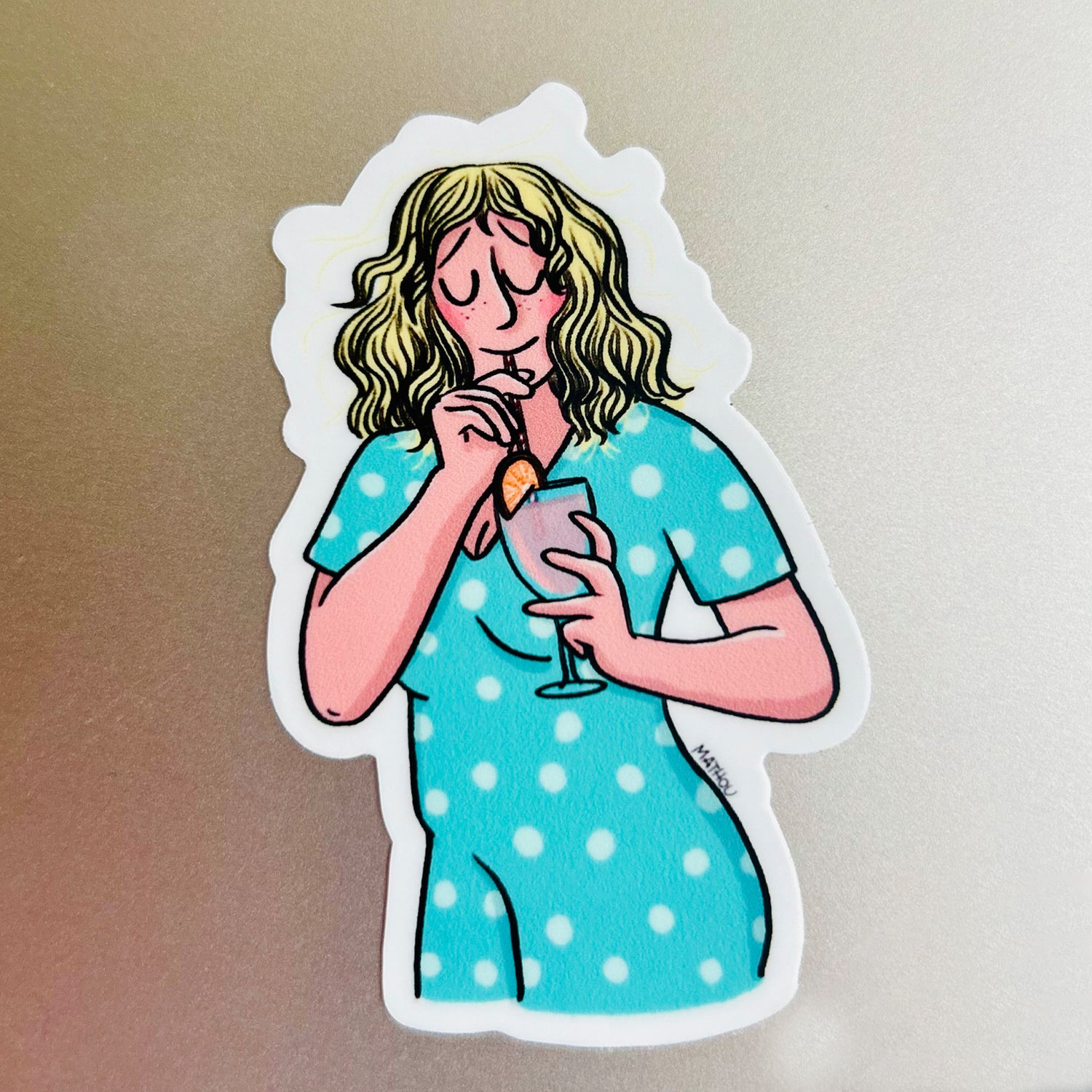 Aufkleber · Cocktail
